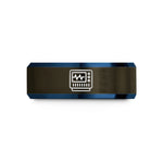 best presents for her – gunmetal & blue tungsten logic analyzer wedding band