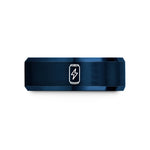 personalized mom birthday presents – rose gold & blue tungsten energy drink can wedding band