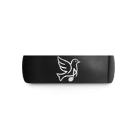 presents ideas for mom – black tungsten dove music notes wedding band