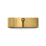 presents for her birthday – gold tungsten makeup brush wedding band
