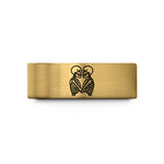 present ideas for mom – gold tungsten skeleton couple wedding band