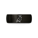 personalized jewelry for women – black tungsten canary halo wedding band