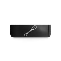 personalized presents for mom – black tungsten greenland paddle horizontal wedding band