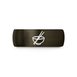 friendship rings for adults – gunmetal & black tungsten chopsticks wedding band