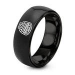 Gifts for New Grandmothers – black tungsten stenograph machine ring