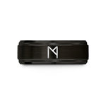 special presents for women – black tungsten ehwaz wedding band