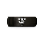 unique presents for him – black tungsten horus ankh wedding band