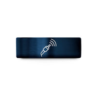 unique presents for women – blue tungsten signal probe wedding band