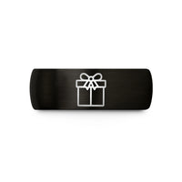 thoughtful presents for mom – black tungsten gift box wedding band