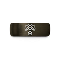 best sellers for moms – gunmetal & black tungsten pythagoras tree wedding band