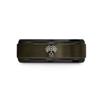 best sellers for moms – gunmetal & black tungsten pythagoras tree wedding band