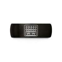 best birthday presents 2023 – black & rose gold tungsten midi keyboard controller wedding band