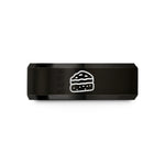best present for sister – black tungsten scone wedding band