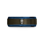 thoughtful ideas for sisters – gunmetal & blue tungsten energy saving lamp wedding band