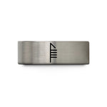 custom rings for ladies – silver tungsten ruis ogham stave wedding band