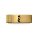 best presents for her – gold tungsten spine curve wedding band