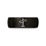presents for young girls – black tungsten trail junction post wedding band