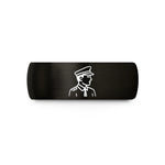 tungsten band for him – black tungsten pilot silhouette wedding band