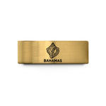 dad presents for son – gold tungsten bahamas wedding band