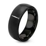 Gifts for Son from Dad – black tungsten oboe ring