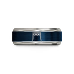 unique presents for boys – blue & grey tungsten start lights gantry wedding band
