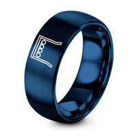 Gifts for Son from Dad – blue tungsten start lights gantry ring