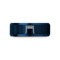 personalized presents for him – blue tungsten start lights gantry wedding band