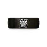 best presents for her – black tungsten two ravens wedding band