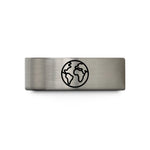 thoughtful presents for her – silver tungsten minimal world wedding band
