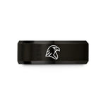 thoughtful presents for seniors – black tungsten eagle wedding band