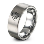 unique presents for her – gray tungsten tennis swing ring
