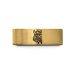 special birthday presents her – gold tungsten viking wedding band