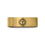 tungsten bands for her – gold tungsten sun rays wedding band