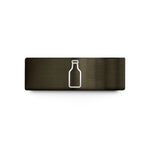 comfort fit wedding ring – gunmetal & rose gold tungsten beer bottle wedding band