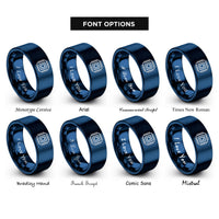 font options for inside engraving on blue gpu chip rings