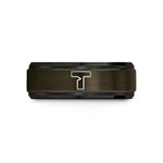 graduation presents for friends – gunmetal & black tungsten dovetail joint wedding band