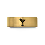 present ideas for him – gold tungsten martini olive wedding band