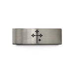 tungsten bands for men – gray tungsten southern cross wedding band