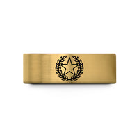 custom tungsten rings men – gold tungsten star wreath wedding band