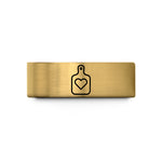 engraved presents for friends – gold tungsten cutting board heart wedding band