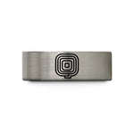 engraved rings for couples – blue & gray tungsten rfid coil wedding band