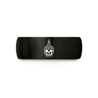 black tungsten rings him – black tungsten samhain skull candle wedding band