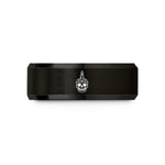 tungsten carbide rings him – black tungsten samhain skull candle wedding band