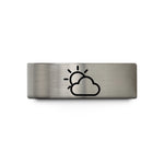 tungsten carbide men's ring – silver tungsten partly cloudy wedding band