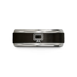women's grey tungsten band – black & blue & grey tungsten gaming monitor wedding band