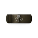 tungsten carbide rings her – gunmetal & black tungsten hyena wedding band