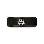 tungsten carbide ring her – black tungsten forklift wedding band