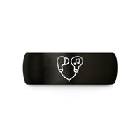 couples black tungsten ring – black tungsten in ear monitors wedding band