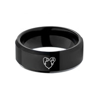 men black tungsten band – black tungsten in ear monitors wedding band