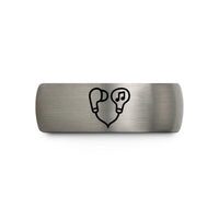 men black tungsten band – gunmetal & gray tungsten in ear monitors wedding band